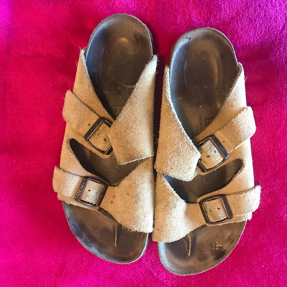 Tan Birkenstock/Birki Sandals